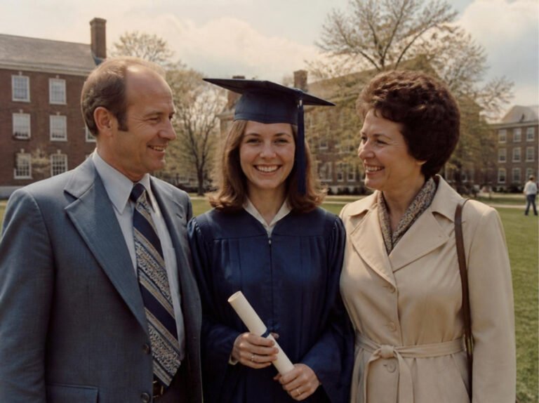 College graduation, 1973