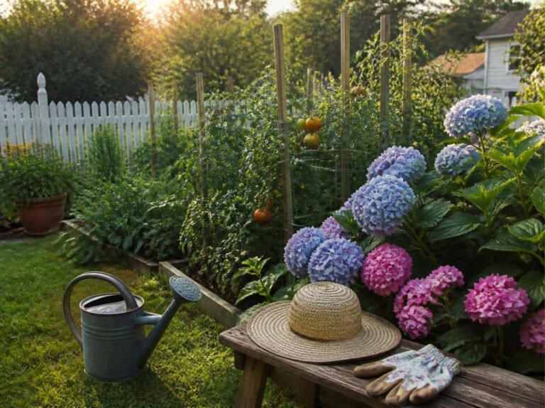 Her garden