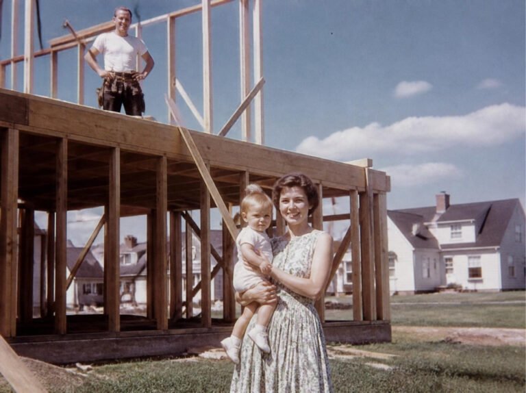 Building our first house, 1966