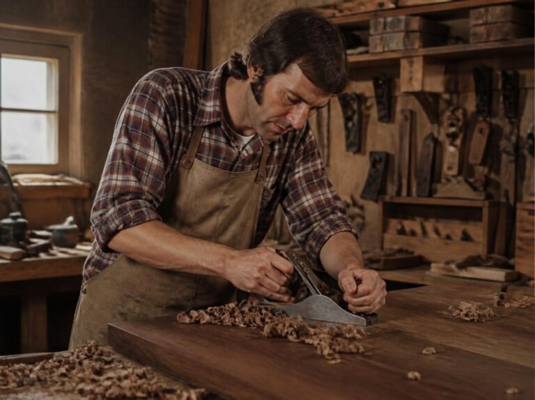 In the workshop, 1978