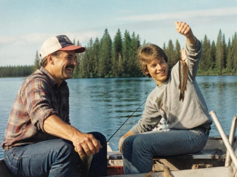 Fishing up north, 1984
